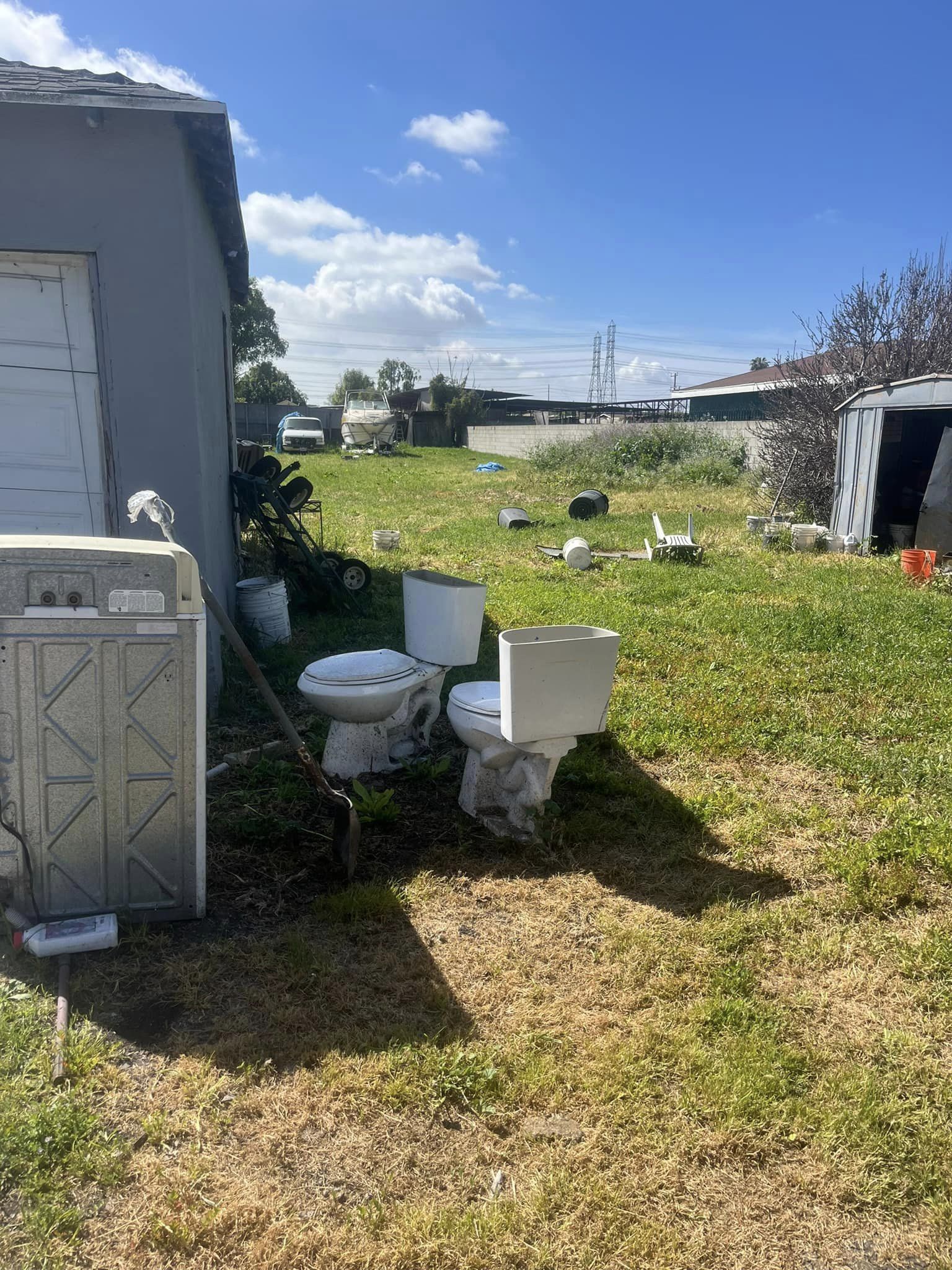 photo of a backyard